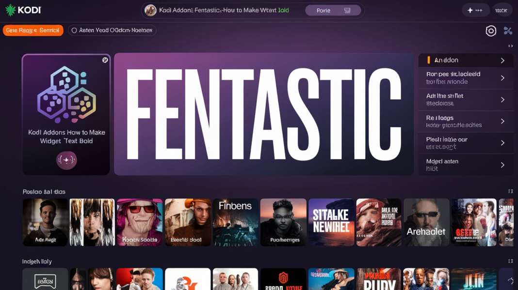 Introduction to kodi addons fentastic how to make widget text bold. This blog is very knowledgeful and informative.